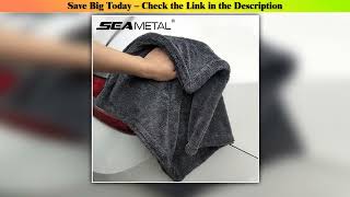 Download the video "Deal 1200GSM/600GSM Microfiber Car Cleaning Towel Double-Sided Super Absorbent Car Wash Cleaning Cl"