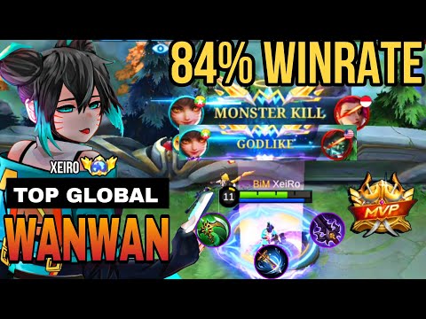 Wanwan The Deadliest Marksman! 84% Win Rate  - Top Global Wanwan by XeiRo - Mobile Legends