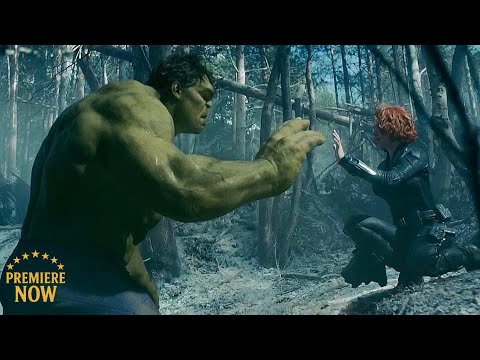 Black Widow Tames Hulk | Avengers: Age of Ultron (2015) Movie