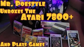 Mr. Poestyle Unboxes The Atari 7800+ And Plays Some Games