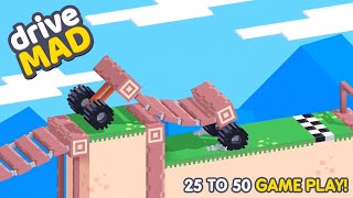 Drive Mad 25-50 Levels Game Play – No Download Required! – Free Unblocked Games on RocketGames.io