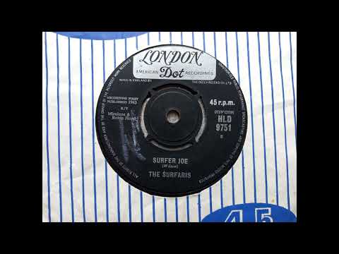 The Surfaris - Surfer Joe (1963 London HLD 9751 b-side) Vinyl rip