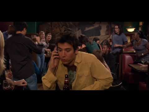 Ted informs barney about a girl fight! How i met your mother.