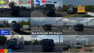 4K 2025: MTA/PANYNJ: Bus Action Around JFK Airport [B15, Q3, Q10, Q10-LTD, Q97/109 (A) Shuttle]
