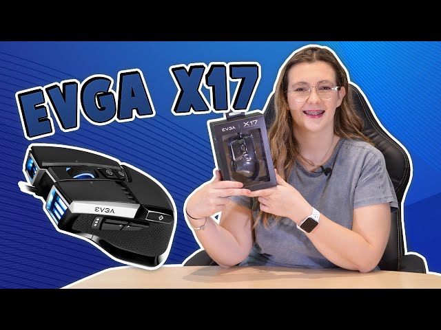 Vídeo relacionado con EVGA X17 Ratón para Gaming, Cableado, Negro, Personalizable, 16,000 DPI, 5 Perfiles, 10 Botones, Ergonómico 903-W1-17BK-K3