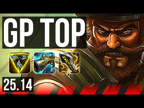 GANGPLANK vs JAYCE (TOP) | 73k DMG, 7 solo kills, 28/6/19, Legendary, 600+ games | KR Master | 25.14