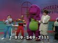Barney The Dinosaur Singing Mr Knickerbocker During 1993 PBS Telethon