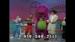 Barney the Dinosaur singing Mr.  Knickerbocker during 1993 PBS Telethon