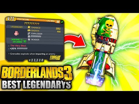 Borderlands 3 - Top 5 MOST POWERFUL Legendary Grenades YOU NEED TO GET!