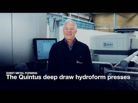 The Quintus deep draw hydroform presses