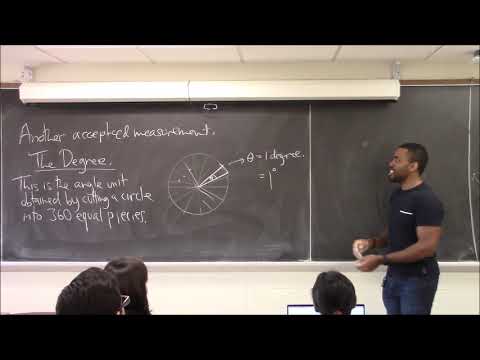Math 1000-R03 Lecture 22 - Angles and Trig Functions - An Introduction