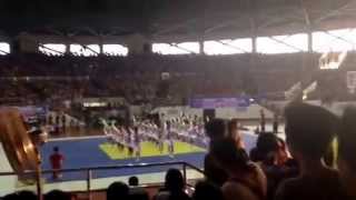 preview picture of video 'GO USANT!!! CHEERDANCE 09.22.14 @Robredo Coliseum, Naga City'