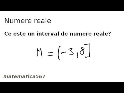 Ce este un interval de numere reale?