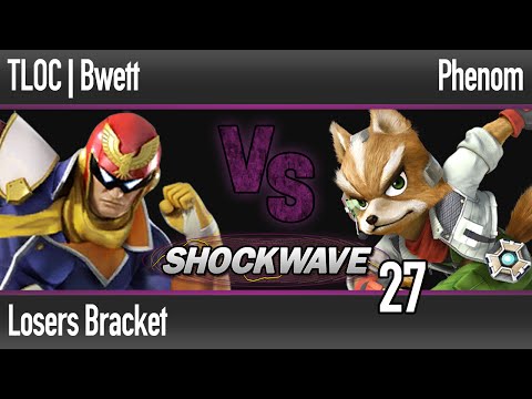 SW 27 Wii U - TLOC | Bwett (C Falcon) vs Phenom (Fox) - Losers Bracket