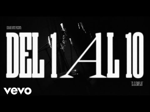 Gerardo Ortiz - Del 1 al 10 (Official Lyric Video)