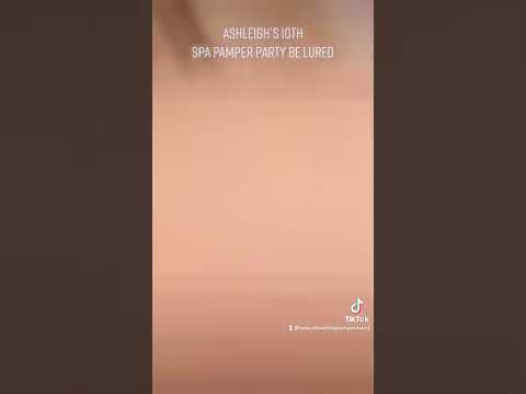 Ashleigh’s 10th Spa Party