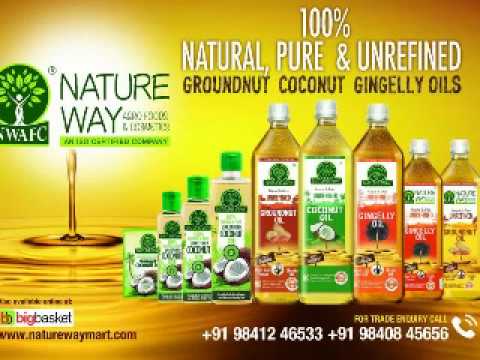 Nature way wood cold pressed cooking oil coconut, packaging ...