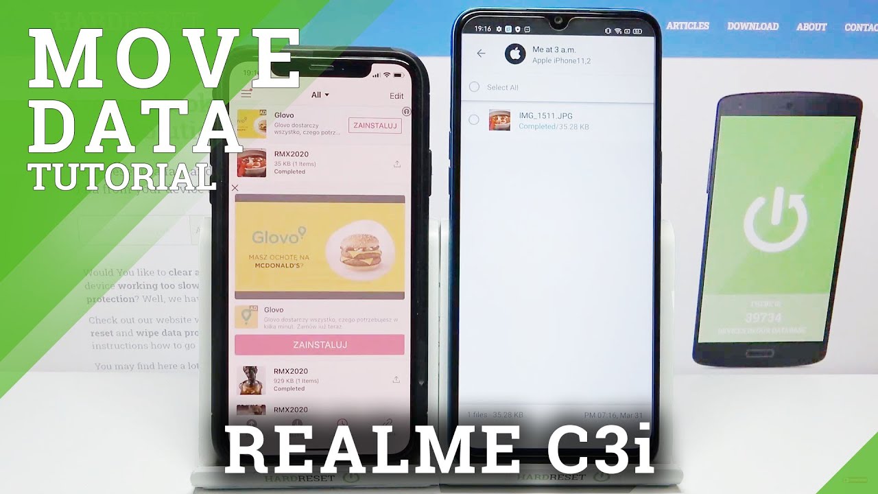 How to Transfer Files in REALME C3i – Move Data