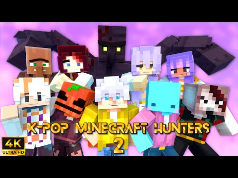 K-POP MINECRAFT HUNTERS (PARTE 2) 🎬 Película Animada de Minecraft | (K-Pop Demon Hunters)