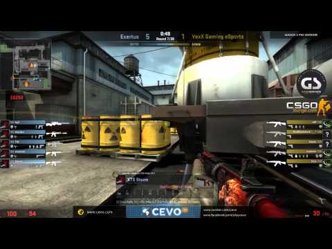 CEVO-Pro CS:GO Season 5: Exertus vs. VexX Gaming - Week 2:2 on de_train