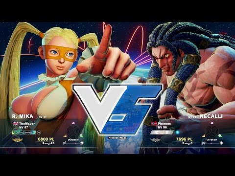 TheMayor ( R.Mika ) VS Phenom ( Necalli ) HD 1080p - Street Fighter 5