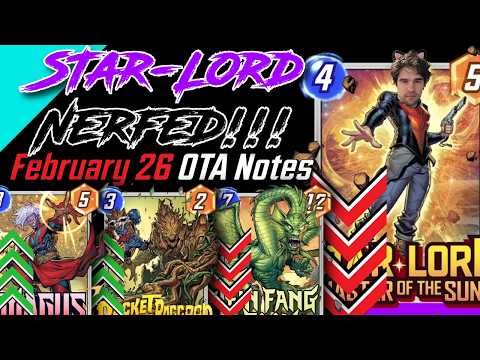 Star-Lord is FINALLY nerfed, is it enough to not CRASH OUT again?