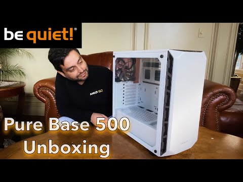 PC Part Unboxing: be quiet! Pure Base 500, White Tempered Glass Edition