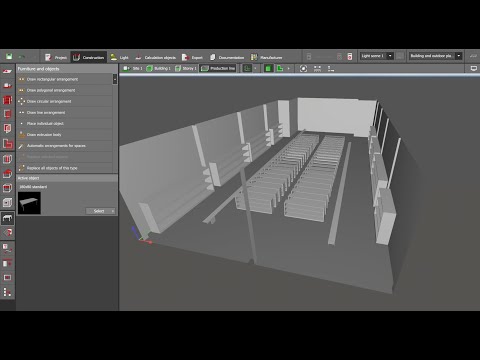 Lighting solution for a production line
