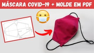 Mscara Covid-19 Em Tecido - Tutorial DIY Passo A Passo!