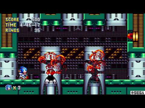 Sonic Mania Metallic Madness Zone Act 1 Boss