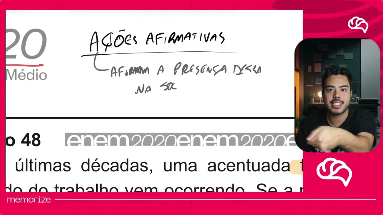 Resolução em Vídeo — Questão 48 ENEM 2020