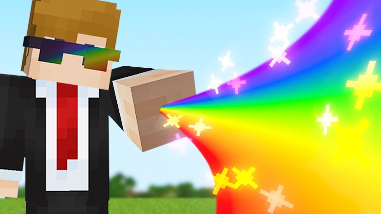 Rainbow in Minecraft