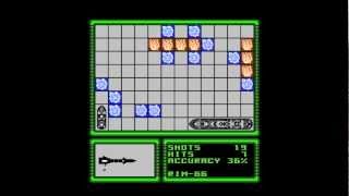 Battleship on the NES Gameplay Nintendo