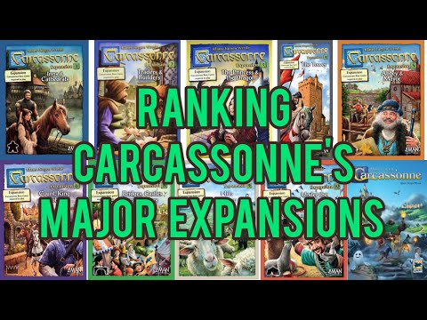 Carcassonne Ranking - Major Expansions - Carcassonne Expansionist