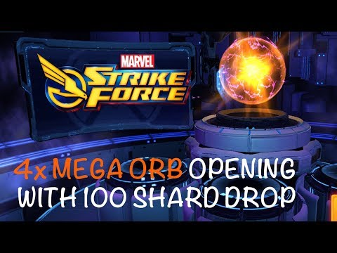 100 shard drop + Red star opening - Marvel Strike Force