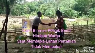 preview picture of video 'KANIT BINMAS BONTI AJAK WARGA TIDAK BAKAR LAHAN'