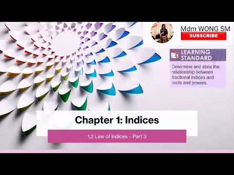 1.2 Law of Indices (Part 3)