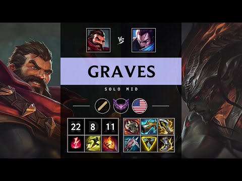 Graves Mid vs Yasuo - NA Master Patch 25.09