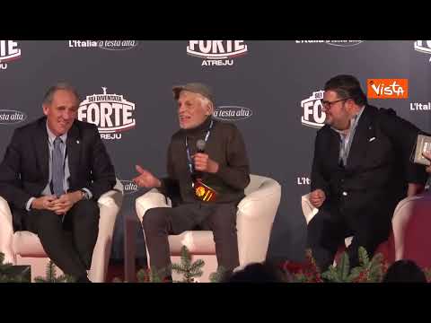 Michele Placido ad Atreju: A cena prenatalizia con artisti nominai Meloni. Mi gridarono "fascista"