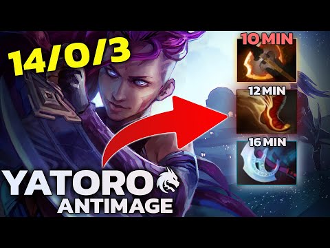 ✅Yatoro Best Record AntiMage / Fury+Travel 15 Min free Game with AntiMage - TSpirit.YatoroGOD