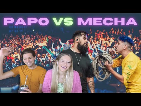 MATE-REACCIÓN A "Papo VS Mecha J2 FMS `22"  * DE LAS MEJORES BATALLAS 💣 😱 * / Flor y Mati Reaccionan