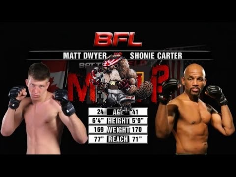 Matt Dwyer vs Shonie Carter - Jan 2014