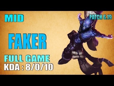 SKT Faker Ryze vs Arhi | Mid NA SoloQ - Full Game