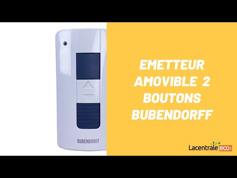 Présentation émetteur amovible supplémentaire 2 boutons (Ancien Design) (ID2) - Bubendorff