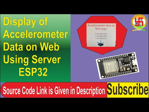 Display of Accelerometer Data on Web Server using ESP32
