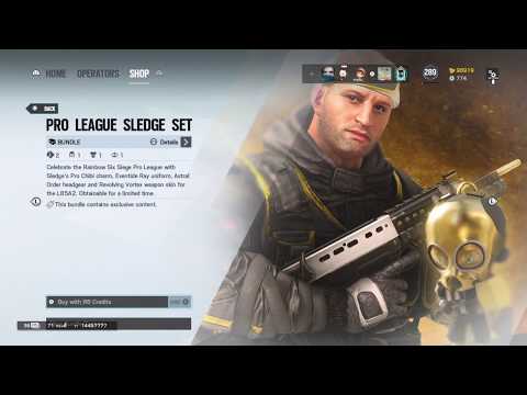 Bandit, Sledge, Mute, Thatcher Pro league are finally here ! Rainbow six siege