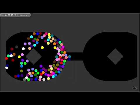 Survival Proliferation 18 | Marble Race in Algodoo