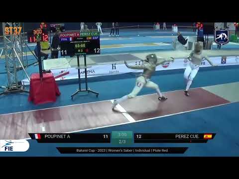 Batumi World Cup 2023 SWS - L32 - Anne Poupinet FRA v Celia Perez Cuenca ESP