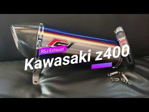 (Sound Check) Kawasaki Z400 Sound Comparison Stock vs RSJ