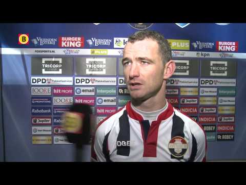 Interview met Robbie Haemhouts na afloop van Willem II - FC Utrecht